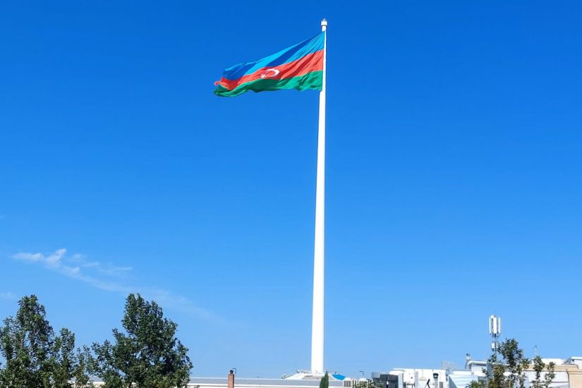 Azərbaycan bayrağı Dövlət Bayrağı Meydanında yenidən ucaldılıb -     FOTO