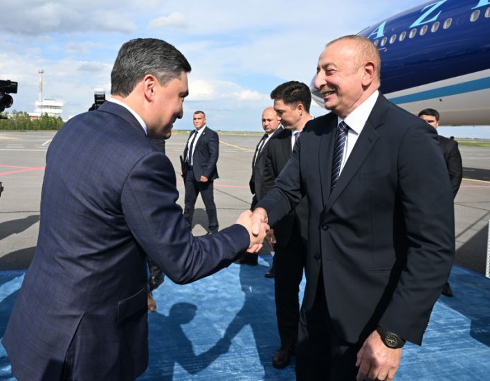 Azərbaycan Prezidenti İlham Əliyev Qazaxıstandadır