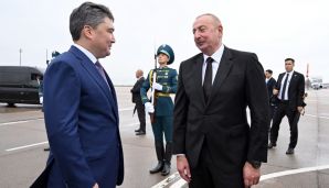 Azərbaycan Prezidenti İlham Əliyevin Qazaxıstana səfəri başa çatıb — foto 1