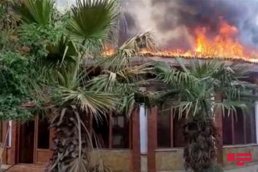 Bakıda restoranda yanğın