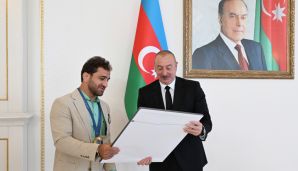 Prezident Paris Yay Olimpiya Oyunlarında medal qazanmış idmançıları və onların məşqçilərini qəbul etdi -           YENİLƏNDİ — foto 12