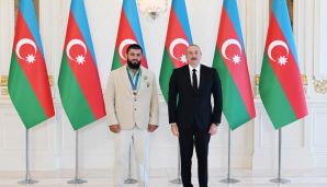 Prezident Paris Yay Olimpiya Oyunlarında medal qazanmış idmançıları və onların məşqçilərini qəbul etdi -           YENİLƏNDİ — foto 17