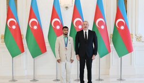 Prezident Paris Yay Olimpiya Oyunlarında medal qazanmış idmançıları və onların məşqçilərini qəbul etdi -           YENİLƏNDİ — foto 19