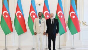 Prezident Paris Yay Olimpiya Oyunlarında medal qazanmış idmançıları və onların məşqçilərini qəbul etdi -           YENİLƏNDİ — foto 21