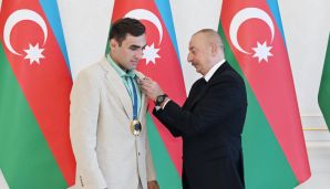 Prezident Paris Yay Olimpiya Oyunlarında medal qazanmış idmançıları və onların məşqçilərini qəbul etdi -           YENİLƏNDİ — foto 24