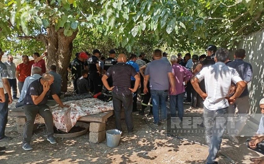 Cəlilabadda su quyusuna düşən ata ilə qızının meyiti çıxarılıb -   YENİLƏNDİ - 2