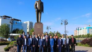 Azərbaycan nümayəndə heyəti Həştərxanda keçirilən IX Xəzər Media Forumunda iştirak edir -   FOTO — foto 3