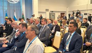 Azərbaycan nümayəndə heyəti Həştərxanda keçirilən IX Xəzər Media Forumunda iştirak edir -   FOTO — foto 5