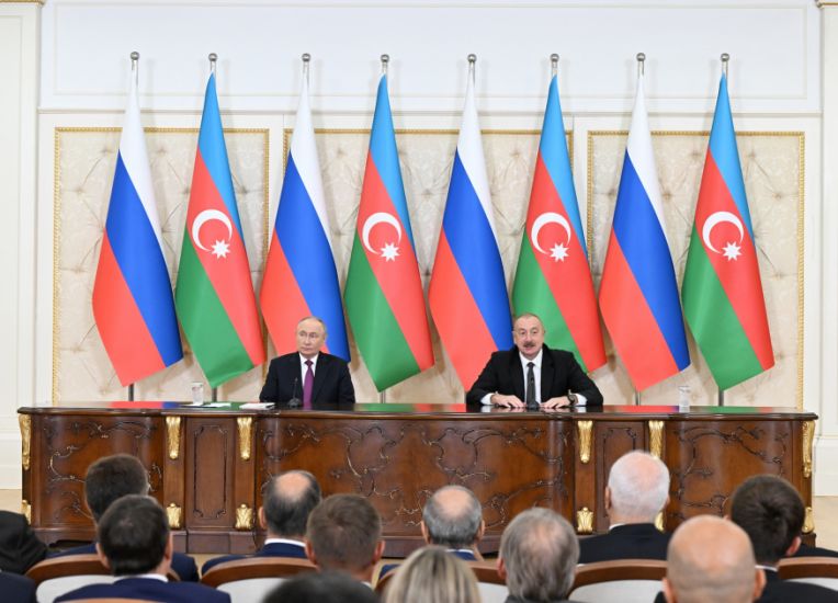 Prezident İlham Əliyev və Prezident Vladimir Putin mətbuata bəyanatlarla çıxış ediblər -   VİDEO - FOTO - YENİLƏNDİ - 2
