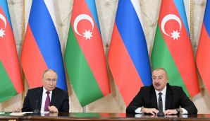 Prezident İlham Əliyev və Prezident Vladimir Putin mətbuata bəyanatlarla çıxış ediblər -   VİDEO - FOTO - YENİLƏNDİ - 2 — foto 4