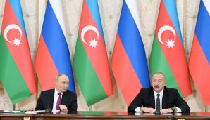 Prezident İlham Əliyev və Prezident Vladimir Putin mətbuata bəyanatlarla çıxış ediblər -   VİDEO - FOTO - YENİLƏNDİ - 2 — foto 5