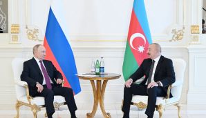 Azərbaycan və Rusiya prezidentlərinin məhdud tərkibdə görüşü keçirilib -   FOTO - YENİLƏNDİ — foto 1