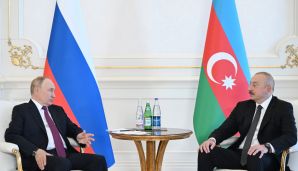 Azərbaycan və Rusiya prezidentlərinin məhdud tərkibdə görüşü keçirilib -   FOTO - YENİLƏNDİ — foto 2
