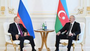 Azərbaycan və Rusiya prezidentlərinin məhdud tərkibdə görüşü keçirilib -   FOTO - YENİLƏNDİ — foto 3