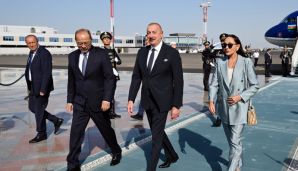 Azərbaycan Prezidenti İlham Əliyev Özbəkistandadır — foto 4