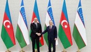 Azərbaycan Prezidenti İlham Əliyevin Daşkənddə rəsmi qarşılanma mərasimi keçirilib -   YENİLƏNDİ - FOTO — foto 13