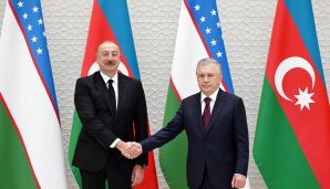 Azərbaycan Prezidenti İlham Əliyevin Daşkənddə rəsmi qarşılanma mərasimi keçirilib -   YENİLƏNDİ - FOTO — foto 12