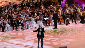 Daşkənddə Azərbaycan və Özbəkistan incəsənət ustalarının birgə qala konserti olub -     FOTO — foto 11
