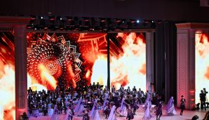 Daşkənddə Azərbaycan və Özbəkistan incəsənət ustalarının birgə qala konserti olub -     FOTO — foto 3