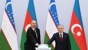 Daşkənddə Azərbaycan və Özbəkistan prezidentlərinin hər iki ölkənin işgüzar dairələrinin nümayəndələri ilə görüşü keçirilib -     YENİLƏNDİ - FOTOLAR — foto 10