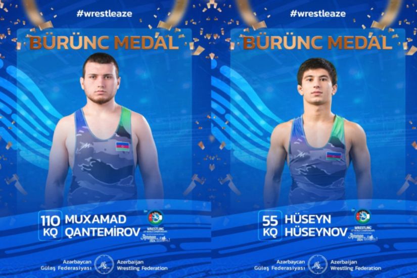 Azərbaycanın iki güləşçisi dünya çempionatında bürünc medal qazandı