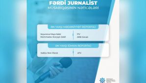 “Fərdi jurnalist müsabiqəsi"nin nəticələri açıqlanıb — foto 5