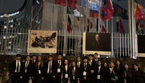 Azərbaycanlı şagird və tələbələr UNESCO-nun qərargahında qlobal problemləri müzakirə ediblər -     FOTOLAR — foto 2
