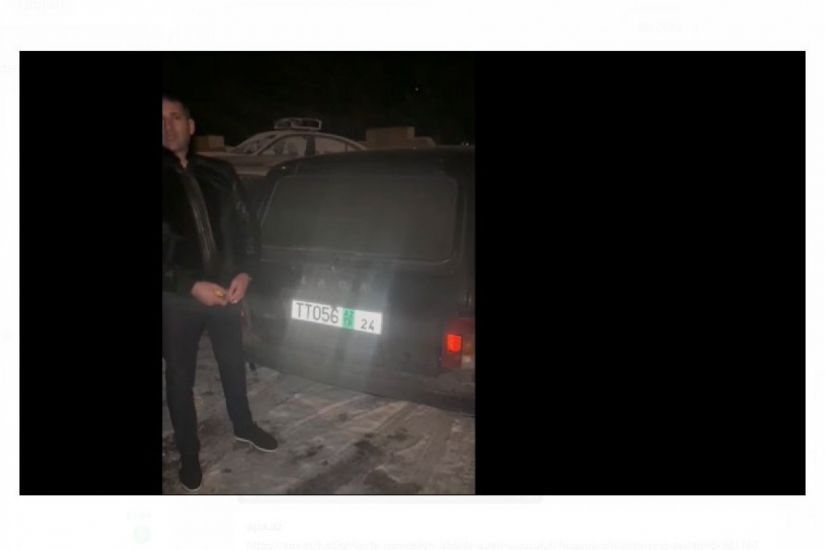 Saxta nömrədən istifadə edən sürücülük hüququ olmayan şəxs saxlanıldı