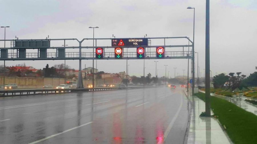 Bakıda bu yollarda sürət həddi bərpa edildi