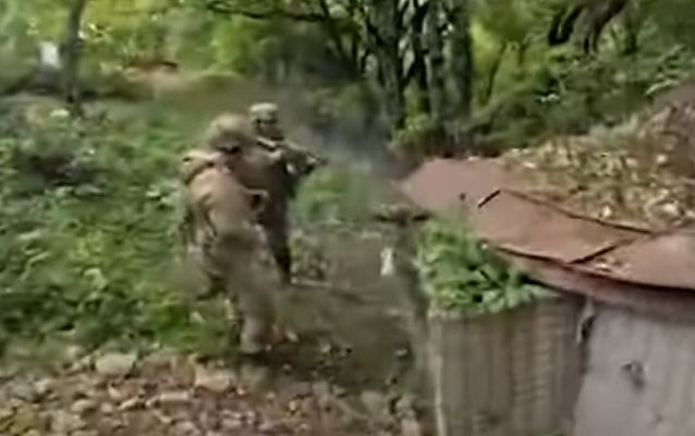 Antiterror tədbirləri zamanı çəkilmiş real döyüş kadrları -     VİDEO