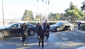Prezident İlham Əliyev, birinci xanım Mehriban Əliyeva və ailə üzvləri Xankəndidə səs veriblər -     VİDEO - FOTO — foto 2
