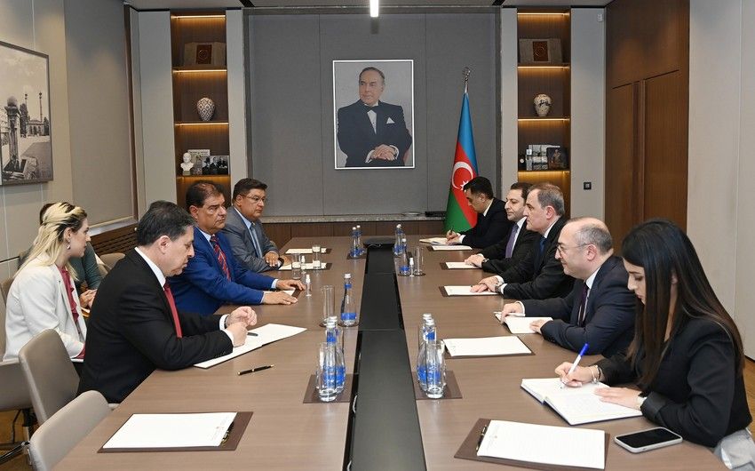 Ceyhun Bayramov Braziliya Federal Senatının nümayəndə heyəti ilə görüşdü