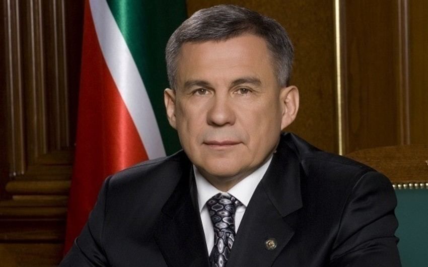 Tatarıstan Rəisi Prezident İlham Əliyevə təbrik məktubu göndərib