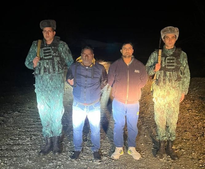 Dövlət sərhədini pozan şəxslər saxlanıldı