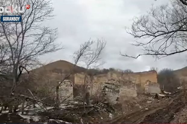 Cəhənnəmə çevrilən Gülüstan: Ermənilərin ölüm tələsi ilə əhatələnən tarixi qala -     Video