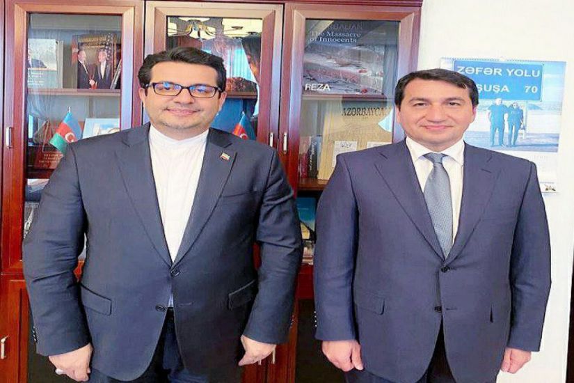 Azərbaycanla İran arasında münasibətlər müzakirə edildi