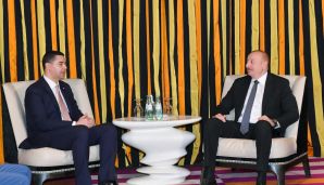Münxendə Azərbaycan Prezidenti İlham Əliyev ATƏT-in fəaliyyətdə olan sədri İan Borq ilə görüşdü -     YENİLƏNDİ — foto 1