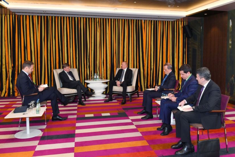 Münxendə Azərbaycan Prezidenti İlham Əliyevin Bundestaqın Almaniya-Cənubi Qafqaz parlament qrupunun sədri ilə görüşü oldu
