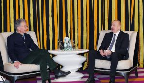 Azərbaycan Prezidenti Münxen Təhlükəsizlik Konfransının sədri ilə görüşüb -         YENİLƏNDİ — foto 1