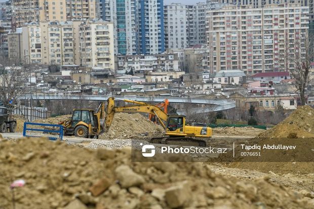 Keçmiş “Sovetski” ərazisində tikinti işləri aparılır