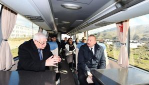 Prezident Xocalıda soyqırımı memorialının təməlini qoyub, rayon ictimaiyyətinin nümayəndələri ilə görüşüb -   FOTO - YENİLƏNDİ - 3 — foto 18
