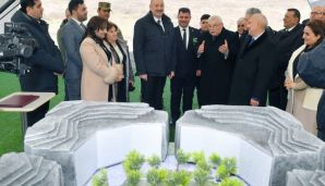 Prezident Xocalıda soyqırımı memorialının təməlini qoyub, rayon ictimaiyyətinin nümayəndələri ilə görüşüb -   FOTO - YENİLƏNDİ - 3 — foto 19