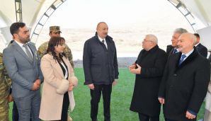 Prezident Xocalıda soyqırımı memorialının təməlini qoyub, rayon ictimaiyyətinin nümayəndələri ilə görüşüb -   FOTO - YENİLƏNDİ - 3 — foto 20