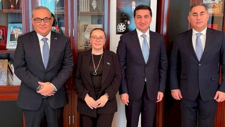 Hikmət Hacıyev BMT İnkişaf Proqramının Bakı ofisinin əməkdaşları ilə görüşdü