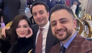 Aparıcı Alidə Mustafayeva ilə icra başçısı Seymur Orucovun toyundan görüntü -   FOTO - VİDEO — foto 1