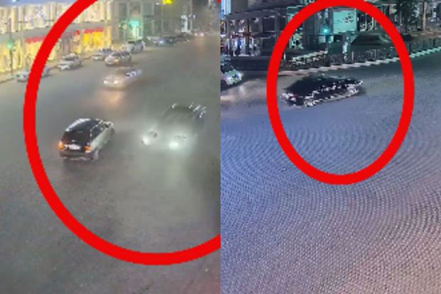 BMW ilə avtoxuliqanlıq etdi, saxlanıldı -     ANBAAN VİDEO
