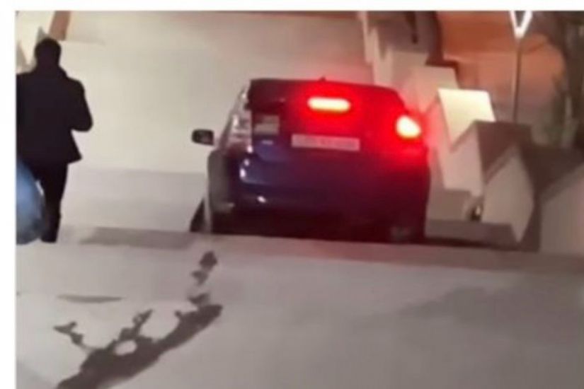 Bakıda pilləkəndə "Prius" sürən şəxs həbs edilib -       FOTO