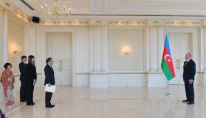 Prezident Yaponiyanın yeni səfirinin etimadnaməsini qəbul edib -   YENİLƏNDİ - FOTO — foto 4