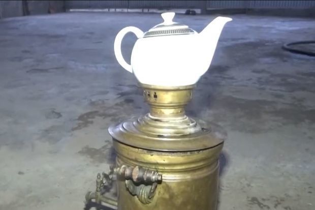 Başsağlığı verməyə getdi, samovar oğurladı