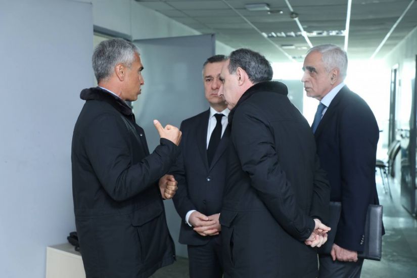 Anar Ələkbərov, Kamran Əliyev, Teymur Musayev Perinatal Mərkəzdə